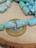 Bileklik Boy Amazonit Taşı 7x12mm Yarım Dizi (49934) (18CM UZUNLUĞUNDADIR) thumbnail 3