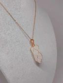 Kristal Kuvars Bakır Malzemeli El Örgüsü Özel Pandül Sarkaç (Kolye Ucu) (51340) thumbnail 4