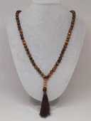 Kaplangözü Taşı108'lik Tibet Stili El Yapımı Mala Kolye (51394) - 4