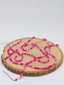 Bileklik Boy Akik Taşı Faset Kesim Yarım Dizi 4mm (51416) (18CM UZUNLUĞUNDADIR) thumbnail 3