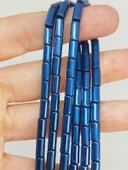 Bileklik Boy Hematit Taşı Yarım Dizi 3.5*8mm (48200) (18CM UZUNLUĞUNDADIR) thumbnail 1