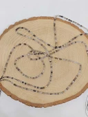 Bileklik Boy Beril Taşı (RUTİL KUVARS) Küp Şekilli Dizi 2mm (51128) Yarım Dizi (17CM UZUNLUĞUNDADIR) thumbnail 4