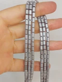 Bileklik Boy Hematit Taşı Yarım Dizi 4*5.5mm (48132) (18CM UZUNLUĞUNDADIR) - 1