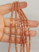 Bileklik Boy Hematit Taşı Yarım Dizi 4*5.5mm (48136) (18CM UZUNLUĞUNDADIR) thumbnail 1