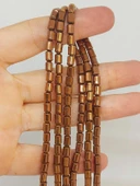 Bileklik Boy Hematit Taşı Yarım Dizi 4*5.5mm (48146) (18CM UZUNLUĞUNDADIR) - 1