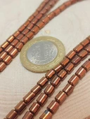 Bileklik Boy Hematit Taşı Yarım Dizi 4*5.5mm (48146) (18CM UZUNLUĞUNDADIR) - 2