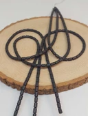 Bileklik Boy Hematit Taşı Yarım Dizi 4*5.5mm (48144) (18CM UZUNLUĞUNDADIR) thumbnail 3