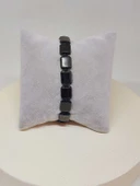 Hematit Taşı Makrome Tasarım Bileklik (51588) - 2