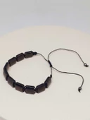 Hematit Taşı Makrome Tasarım Bileklik (51588) - 6