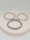 Hematit Tasarım Unisex Bileklik (3lü Set) (51570) thumbnail 2