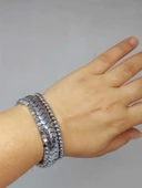 Hematit Tasarım Unisex Bileklik (3lü Set) (51570) thumbnail 1