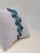 Apatit Taşı Tasarım Bileklik (51574) - 4