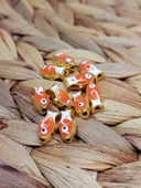 Altın Kaplama Turuncu Balık Ara Aparat/2 adet (51780) thumbnail 3