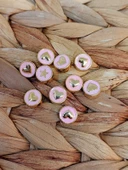 Altın Kaplama Pembe Kalp Ara Aparat/2 adet (51848) thumbnail 3