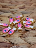 Altın Kaplama Pembe Balık Aparat/2 adet (51876) thumbnail 3