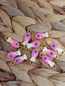 Altın Kaplama Pembe Balık Aparat/2 adet (51876) thumbnail 1