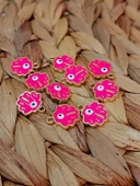 Altın Kaplama Fuşya İstiridye Aparat/2 adet (51828) thumbnail 1