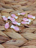 Altın Kaplama Pembe Balık Aparat/2 adet (51874) thumbnail 3