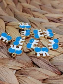 Altın Kaplama Mavi Fil Aparat/2 adet (51810) - 3