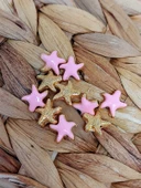 Altın Kaplama Pembe Yıldız Ara Aparat/2 adet (51870) - 3