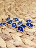 Altın Kaplama Lacivert Fatma Ana Eli Aparat/2 adet (51770) - 3