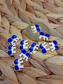 Altın Kaplama Lacivert Fil Aparat/2 adet (51812) thumbnail 2