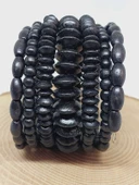 Ahşap Siyah Renk Hafızalı Otantik Bileklik (51958) thumbnail 4