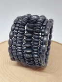 Ahşap Siyah Renk Hafızalı Otantik Bileklik (51958) thumbnail 3