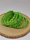 Ahşap Yeşil Renk Hafızalı Otantik Bileklik (51966) thumbnail 3