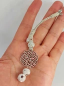 Bakır El İşi Kazaz Püskül & 2 Habbeli Takım (52034) - 1