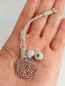 Bakır El İşi Kazaz Püskül & 2 Habbeli Takım (52028) thumbnail 1