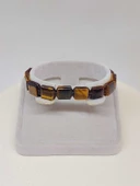 Kaplan Gözü Taşı Makrome Tasarım Bileklik (51894) thumbnail 5