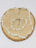 Ay Taşı Küçük Taşlar Kolye & Bileklik Seti (52160) - 3