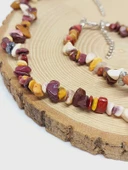 Jasper Taşı Küçük Taşlar Kolye & Bileklik Seti (52142) - 2