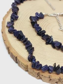 Yıldız Taşı Lacivert Küçük Taşlar Kolye & Bileklik Seti (52148) thumbnail 2