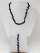 Yıldız Taşı Lacivert Küçük Taşlar Kolye & Bileklik Seti (52148) thumbnail 1