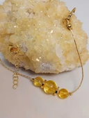 Sitrin Taşı Tasarım Bileklik (52100) thumbnail 4