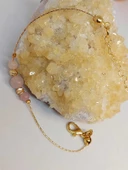 Pembe Kuvars Taşı Tasarım Bileklik (52042) thumbnail 4