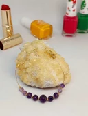 Ametist Taşı Tasarım Bileklik (52120) - 2