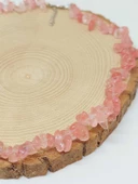 Gül Kuvars Taşı Küçük Taşlar Kolye (52230) thumbnail 2