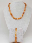 Akik Taşı Küçük Taşlar Kolye & Bileklik Seti (52244) thumbnail 1