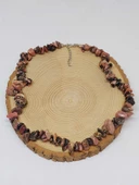 Rodonit Taşı İri Taşlar Kolye (52278) thumbnail 3