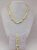 Yeşim Taşı Küçük Taşlar Kolye & Bileklik Seti (52250) thumbnail 1