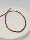 Hematit Taşı 3.5*4mm Dizi (52328) - 2