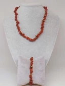 Jasper Taşı Küçük Taşlar Kolye & Bileklik Seti (52202) - 1