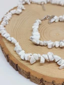 Havlit Taşı Küçük Taşlar Kolye & Bileklik Seti (52136) thumbnail 2