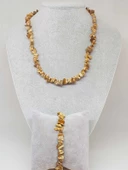 Jasper Taşı Küçük Taşlar Kolye & Bileklik Seti (52256) thumbnail 1