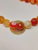 Akik Taşı Faset Kesim Dizi 11mm (52348) thumbnail 2