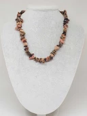 Rodonit Taşı İri Taşlar Kolye (52278) thumbnail 1