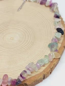 Florit Taşı Küçük Taşlar Kolye (52194) thumbnail 2